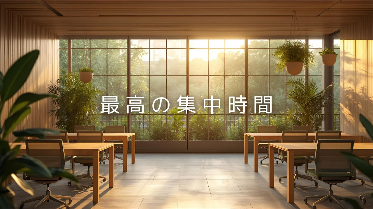 〔作業用BGM〕最高の集中時間を過ごす アンビエント音楽 / 仕事 / 勉強