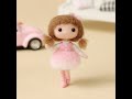 A0359 Pink dress princess girl wool needle felting