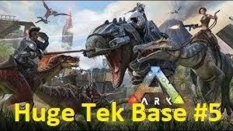 ARK Survival Evolved - Huge Tek Base - Under Water Base - Part #5