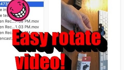 easy rotate video file on mac