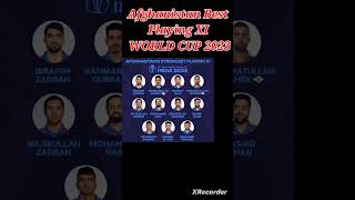 Afghanistan playing xi World Cup #afghanistan #viral