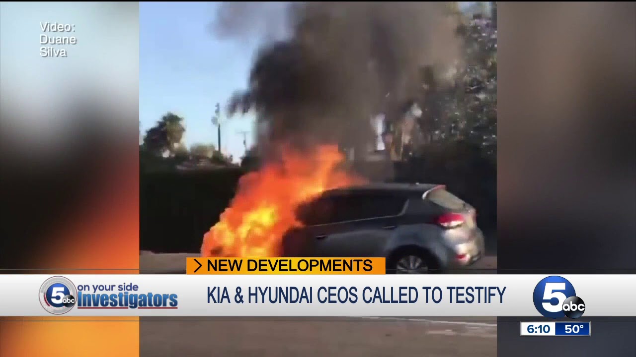 Kia Hyundai Car Fires Senate Committee Now Wants To Hear From Kia Hyundai Car Fires Senate Committee Now Wants To Hear From Companies Ceos