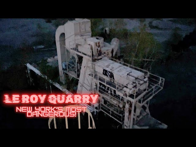 The Abandoned LeRoy Quarry | Dangerous Exploration