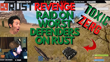 Online Raiding Lucroan The Offliner (Worst Raid Defenders In Rust) LIVE! On Stream - RUST
