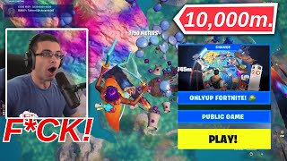 NickEh30 Plays IMPOSSIBLE NEW ONLY UP MAP in Fortnite!!