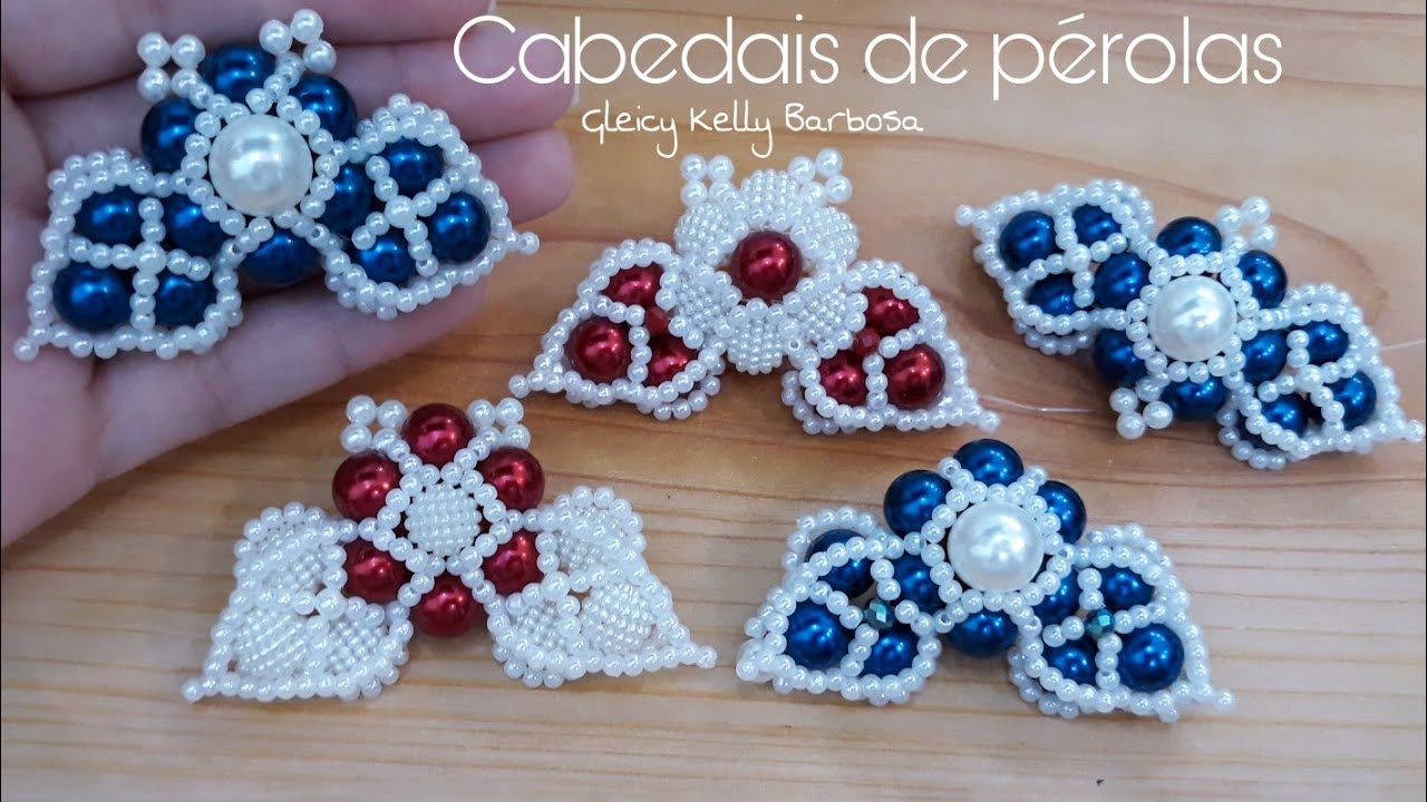 Cabedal e lacinho de  pérolas _ Gleicy Kelly Barbosa