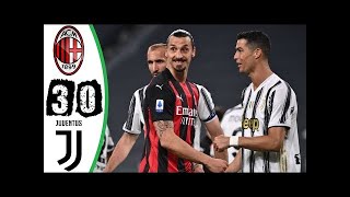 ACミランvsユベントス3-0すべてのゴールが2021年をハイライト