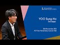 YOO Sung Ho Third Stage, the 12th Hamamatsu International Piano Competition