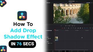 How to Add Drop Shadow Effect on Davinci Resolve [NEW]