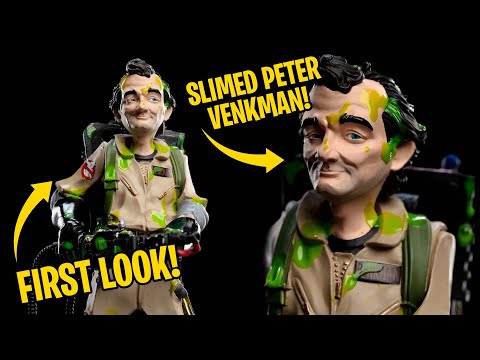 FIRST LOOK: Ghostbusters Slimed Peter Venkman Mini Epics figure!