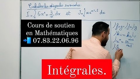 Primitives et intégrales | Terminale et plus | J