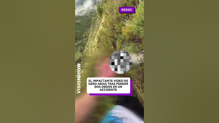 El impactante video del accidente de Gero Arias