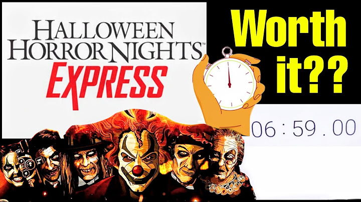 Universal studios hollywood horror nights express pass