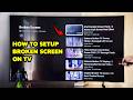 Setup Broken Screen Video On TV | Tutorial On How To Prank With Cracked TV Screen Effect