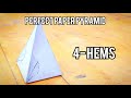 Perfect Paper Pyramid 4- Hem Layout