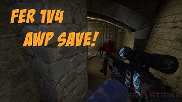 CS:GO(FACEIT League 2015 Finals) fer 4k while saving an AWP!