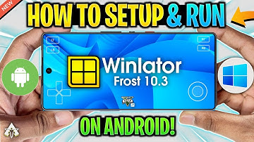 NEW 🔥 WINLATOR FROST V10.3 - SETUP/SETTINGS/GAMEPLAY | BEST WINDOWS EMULATOR ANDROID?