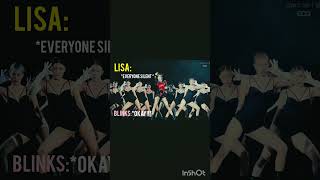 everyone silent #blackpin k #lisa #blink #blinks #aura #music #money #dance #live