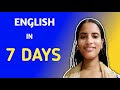Learn English in 7 Days | Complete Plan for Beginners |Speak With Indu