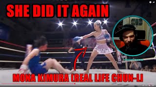 Mona Kimura Backstage After KO Win – Real Life Chun-Li Unleashed!