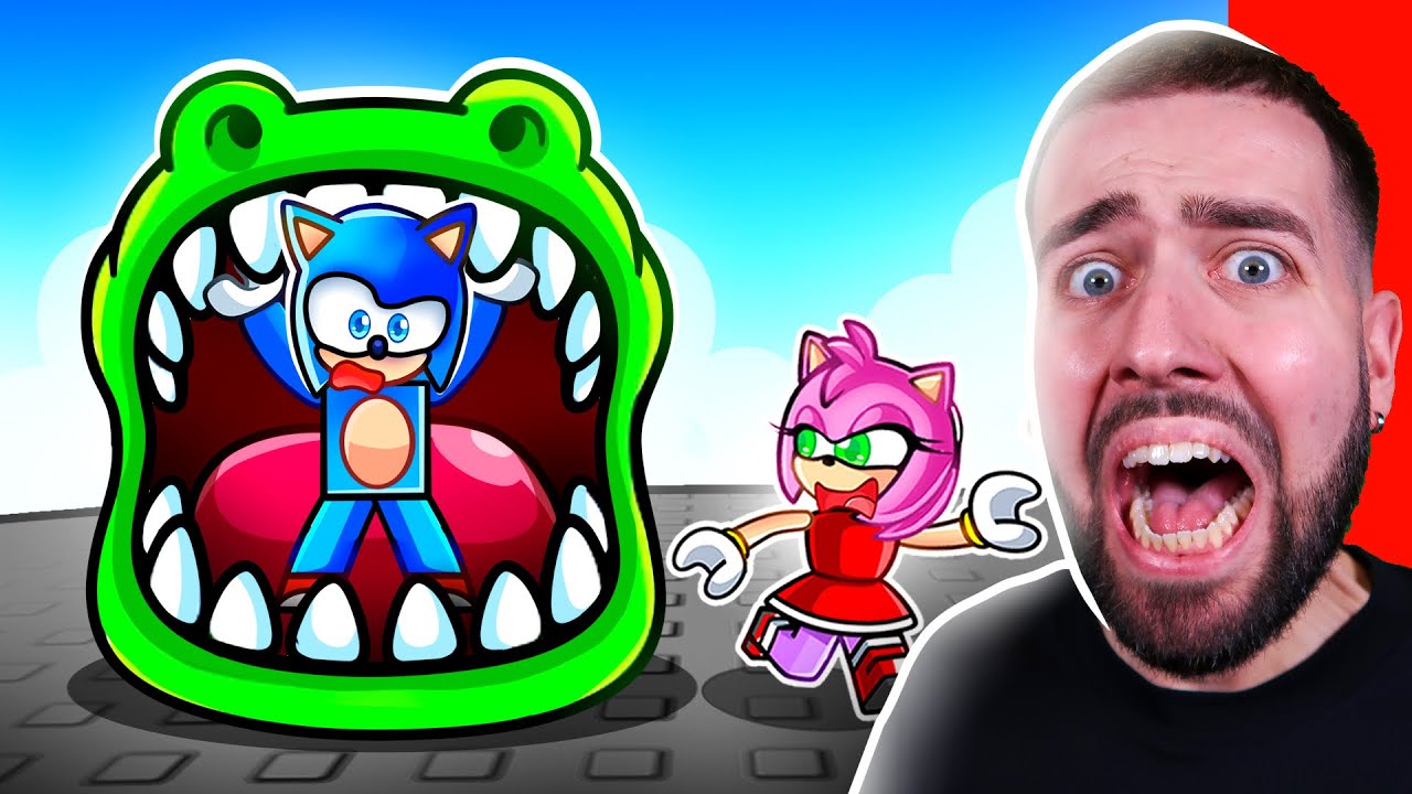 LE CROCODILE DENTISTE Veut MANGER SONIC et AMY sur ROBLOX ! 🐊