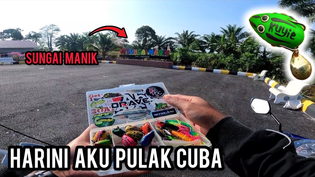 Casting Haruan | PARIT TEPI JALAN SUNGAI MANIK TELUK INTAN PERAK | BOSSNA DOMINIC | Vlog361