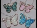 DIY~Gorgeous Vintage Butterfly Christmas Ornaments! So Easy!