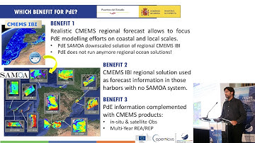 Use case Downstreaming CMEMS products to serve Port needs: the SAMOA system