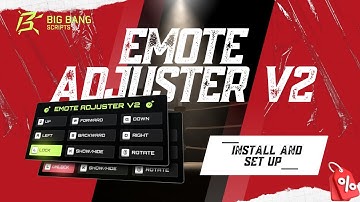 [FiveM] Big Bang Scripts – Emote Adjuster v2 Installation & Setup Guide 🎭🔥#fivemscript   #gta