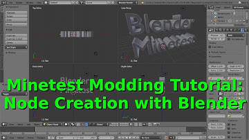 Node Creation with Blender | Using Blender for Minetest Assets