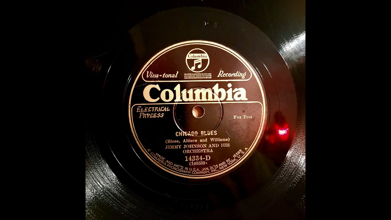 JIMMY JOHNSON AND HIS ORCHESTRA – CHICAGO BLUES – COLUMBIA 14334-D