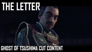 Lord Shimura Reads Jin's Letter - Ghost of Tsushima CUT Content