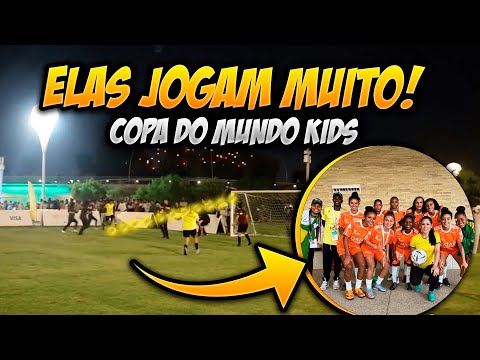 ELAS FORAM CAMPEÃS DA COPA DO MUNDO KIDS!