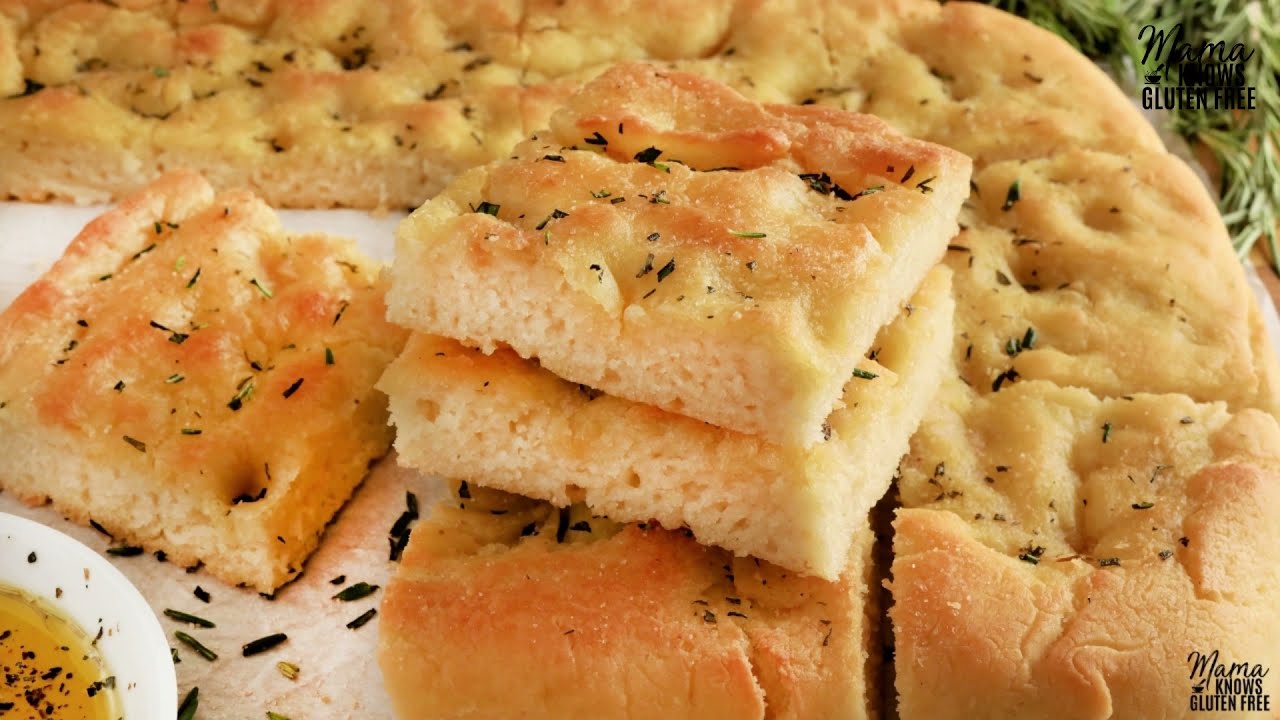 scaccia sicilian pizza bread - a hint of rosemary