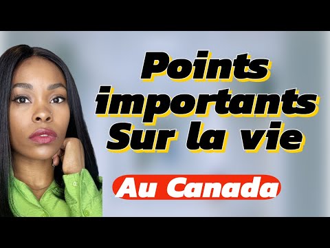 Points Importants À Savoir Sur La Vie Au Canada 🇨🇦 - YouTube