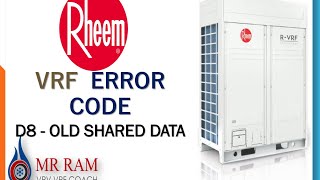 Rheem VRF Error code D8 (ENGLISH)