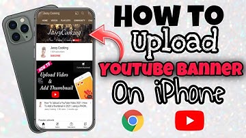 How to upload a YouTube channel banner/Art on your phone 2021 | iOS or Android | using Google Chrome