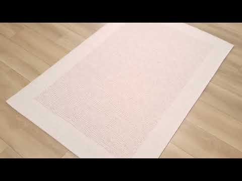 Nevada Series Plain Patterned Cream Rug — review video cover image