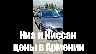 Киа Оптима и Ниссан Сентра. Бюджетные авто с пробегом в Армении.