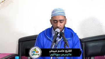 ما تيسر من سورة الزمر [ 65 - 75 ] بصوت القارئ عاصم مبهيض