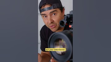 Interview Eyelines Explained👁️ #video #videoproduction  #contentcreator #interviewtips #filmmaking