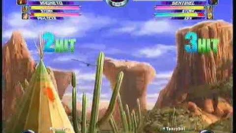 MvC2 Online (360): Brett (MSP) vs TeezyBoi (Sent/Storm/Ken) 7 .:1.29.10:.