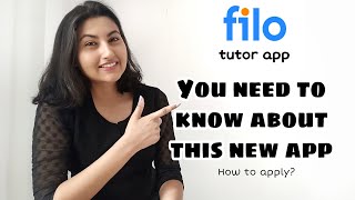 Do you know about this app ? How to apply ? Filo tutor app #onlinetutor #workfromhome screenshot 1