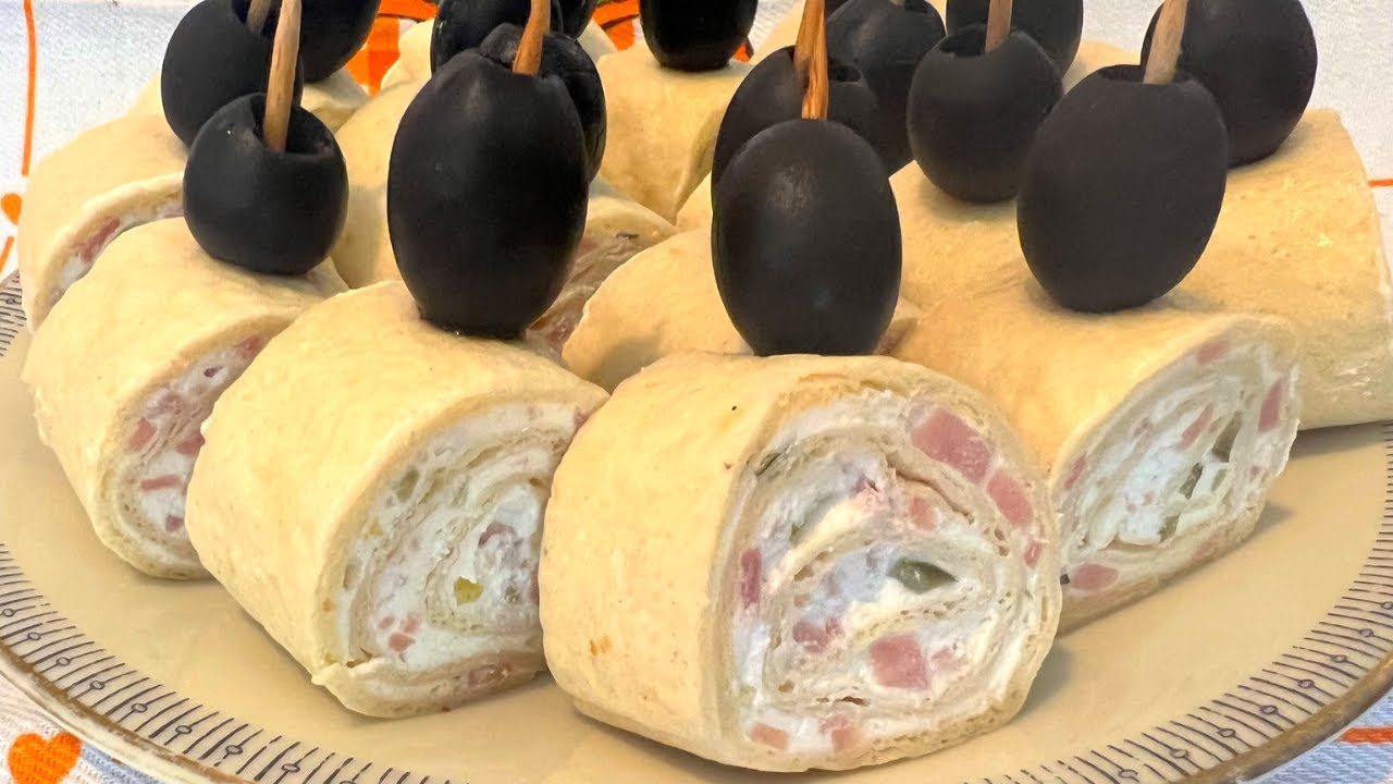 🍀Rolat bez pečenja za 5 minuta❗️Brzinsko predjelo👌