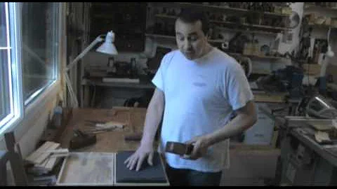 Flattening the sole of a Wooden Hand Plane with Phil Edwards