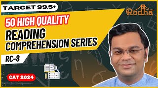 RC  8 I 50 High Quality Reading Comprehensions for CAT 2024 by Ayush Gupta Sir