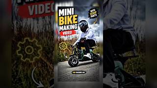 Mini Bike Making With Scrap Parts ⚙️🔥 #shorts #diy #engineering
