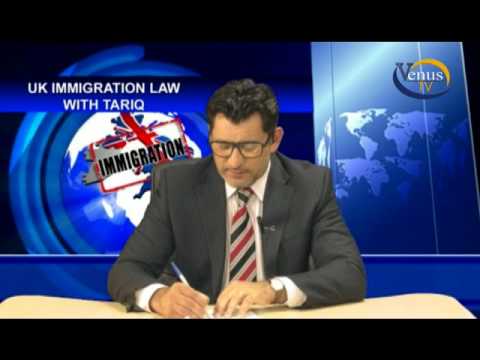 UK IMMIGRATION WITH TARIQ VENUS TV LIVE  SHOW 09 08 2022 