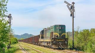 Classic EMD Power! Kennedy Class 661 with freight trains in Bosnia / Дизелови локомотиви серия 661