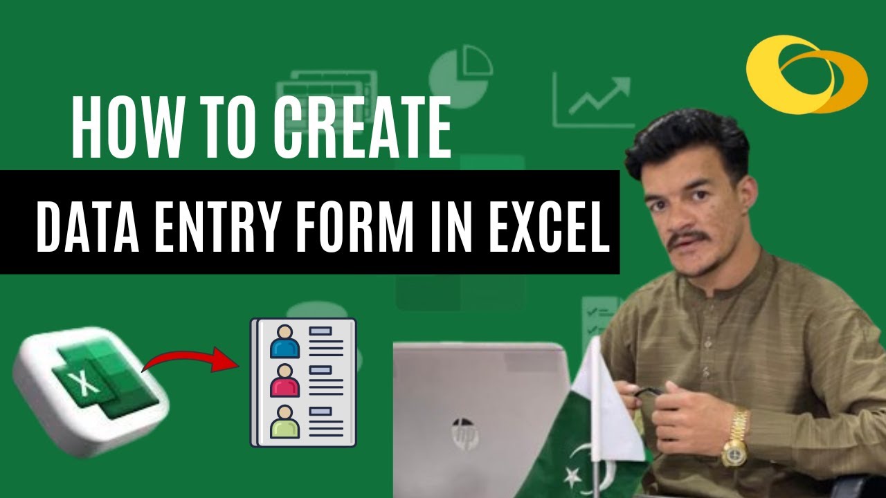 HOW TO CREATE DATA ENTRY FORM IN EXCEL - YouTube